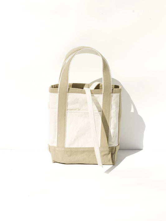 EASY BAG SMALL KHAKI WHITE