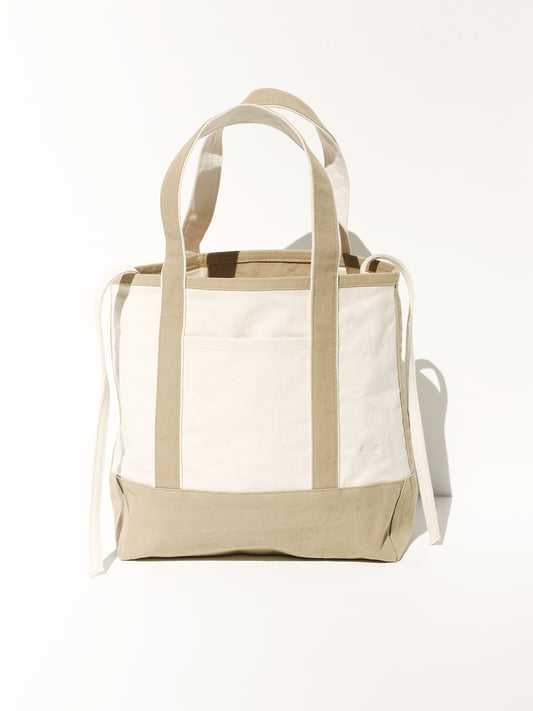 EASY BAG MEDIUM KHAKI WHITE